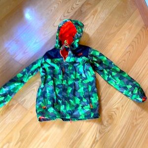 The north face zip up windbreaker